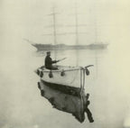 Henry Scott Tuke in a Dinghy at Falmouth | 1901