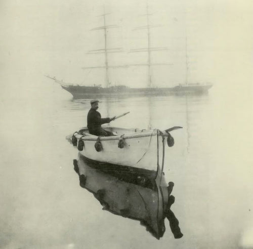 Henry Scott Tuke in a Dinghy at Falmouth | 1901