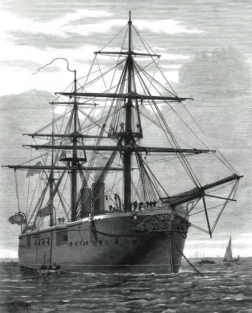 Turkish Ironclad Hamidieh | Josiah Robert Wells | 1877