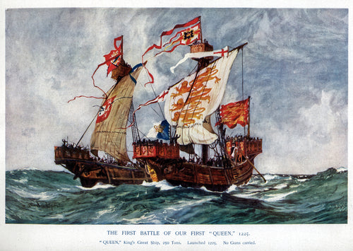 Queen The Kings Great Ship 1225 Henry III | Charles Edward Dixon | 1920