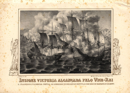 Battle of Diu, 3 February 1509 | Maurício José do Carmo Sendim | 1840
