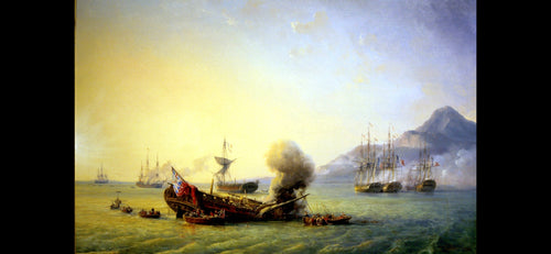 Battle of Grand Port | Pierre Julien Gilbert | 19th Century