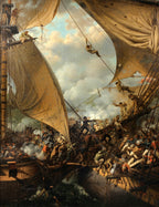 Capture of HMS Ambuscade | Louis-Philippe Crépin | 19th Century