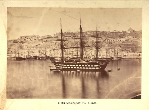 HMS Mars in Malta | 1860