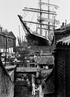 Three Masted Barque 'Penang' in Dry Dock at Millwall | 1932