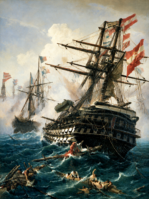 The Battle of Lissa | Constantin Volanakis | 1866