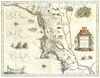 Map of New England and New York | Willem Blaeu | 1635