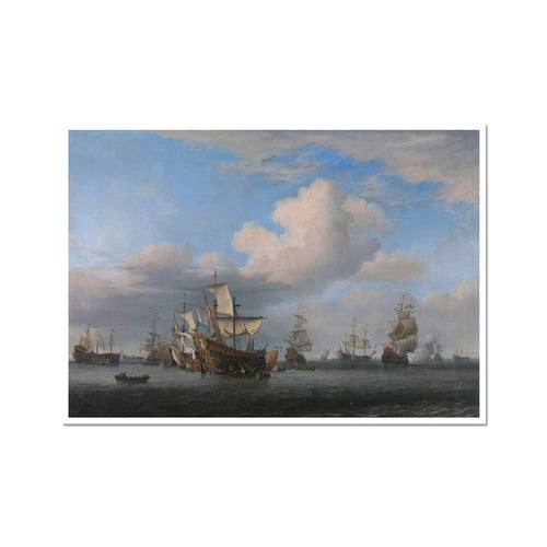 Anglo Dutch War Naval Painting