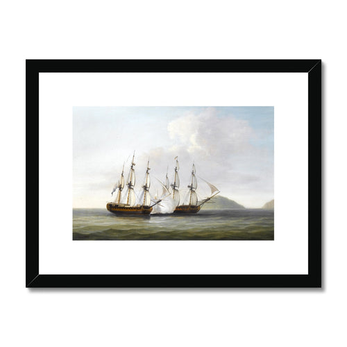 HMS Pearl vs Santa Monica off the Azores | Dominic Serres | 1781