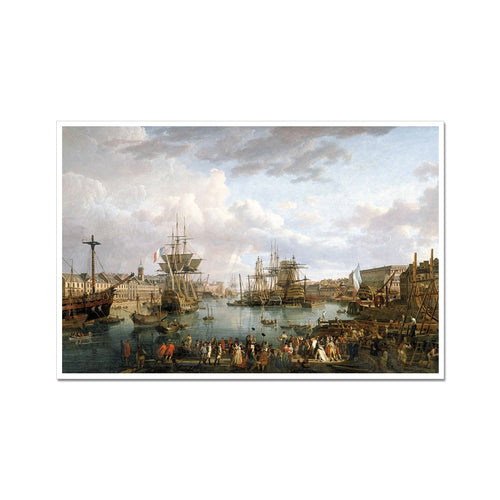 View From Inside the Port of Brest | Jean-François Hue | 1794