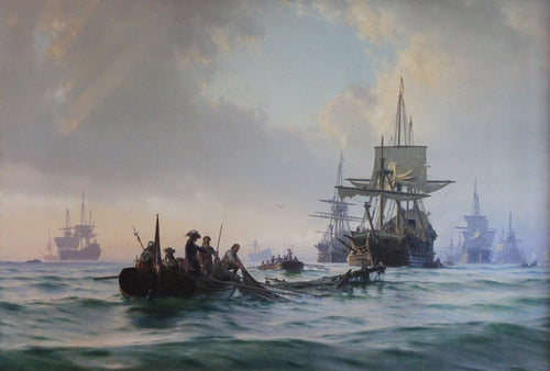 The Morning after the battle of Køge Bay | Carl Neumann | 1862