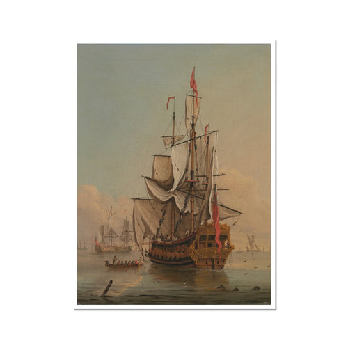 Shipping in a Calm | Peter Monamy | Early 18th Century
