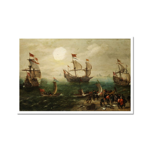 Three Large Sailing Ships | Cornelis Verbeeck | 17th Century
