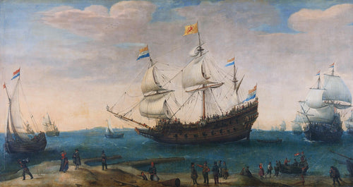 East Indiamen off the Coast | Hendrick Cornelisz Vroom | 1615
