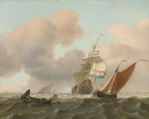 Rough Sea with Ships | Ludolf Bakhuizen | 1697