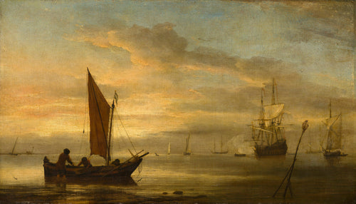 Sunset at Sea | Willem van de Velde the Younger | 1680