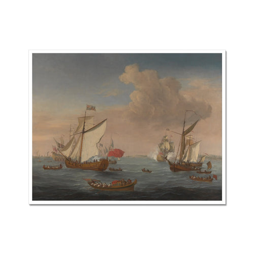 Ships in the Thames Estuary near Sheerness | Isaac Sailmaker | 1707