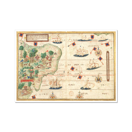 Map of Brazil | Lopo Homem | 1519