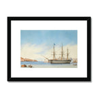 HMS Queen Lying in Grand Harbour | Follower of Anton Schranz | 19th Century