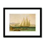 Bermudian Schooner Yacht | John Lynn | 1834 Framed & Mounted Print