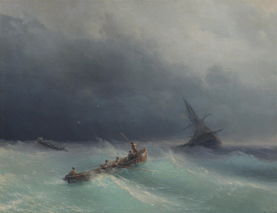 Storm at Sea | Ivan Aivazovsky | 1873