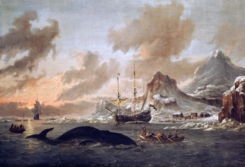 Dutch Whalers near Spitsbergen by Abraham Storck