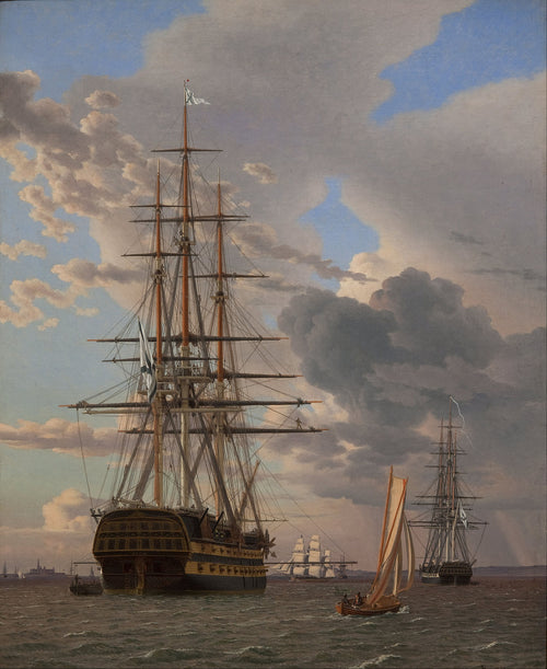 The Russian Ship of the Line "Asow" | C.W. Eckersberg | 1828