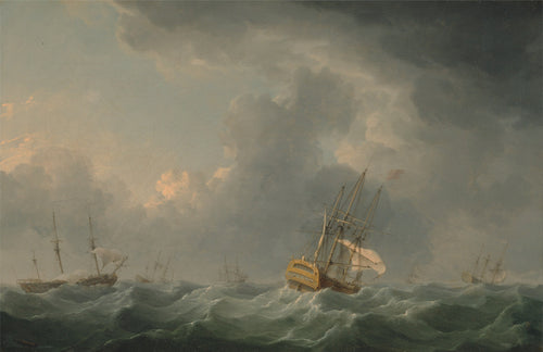 English Ships Running before a Gale | Charles Brooking | 1759