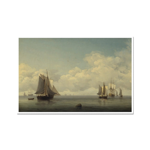 Fishing Boats in a Calm Sea | Charles Brooking | 1750