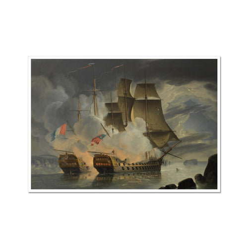 HMS Mars and the French Hercule | John Christian Schetky | 19th Century