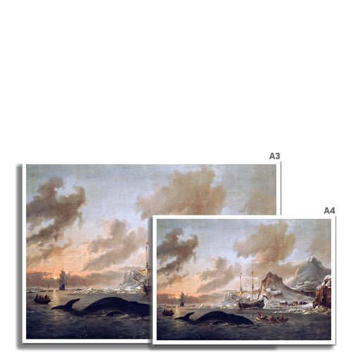 Dutch Tallship Whaling Art Print