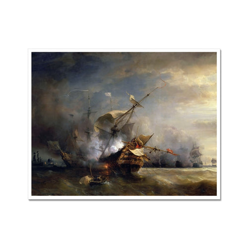 Battle near Lizard Point, Cornwall | Théodore Gudin | 19th Century