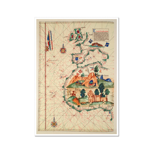 Portuguese Nautical Chart | Lázaro Luís | 1563