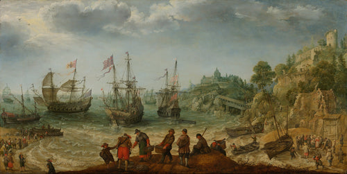 Ships off a Rocky Coast | Adam Willaerts | 1621