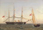 An English Frigate and Danish Pilot Boat | C. W. Eckersberg | 1822