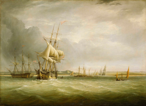 Shipping off Bristol | Joseph Walter | 1837