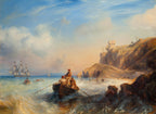 Ships by the Coast | Theodore Gudin | 1834