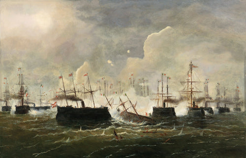 Naval Battle Near Lissa | Josef Püttner | 1870