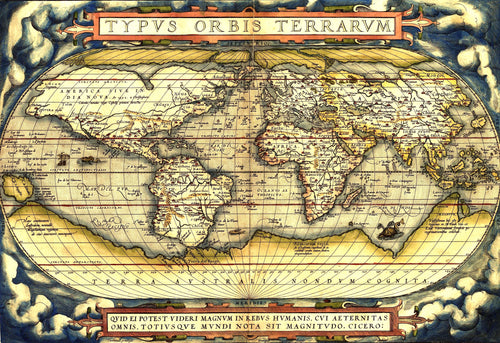 Ortelius World Map | Abraham Ortelius | 1570