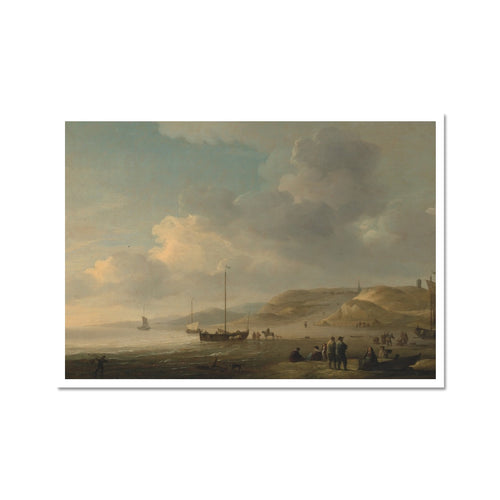The Coast near Scheveningen with Fishing Pinks | Charles Brooking | 1755