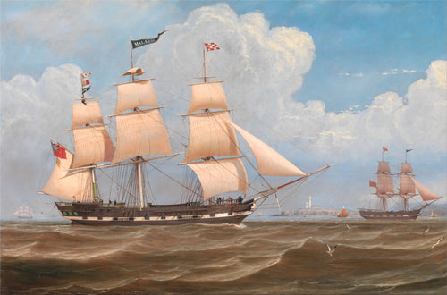 The English Merchant Ship 'Malabar' | William Clark | 1836