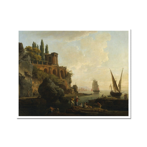 Italian Harbour Scene | Claude-Joseph Vernet | 1746