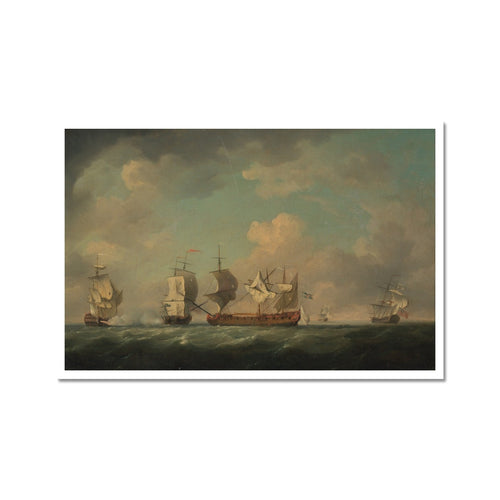 The Capture of the "Marquis d'Antin" and the "Louis Erasme" | Charles Brooking | 1750