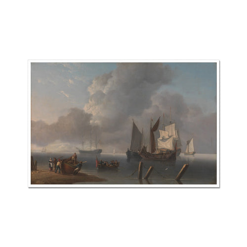 Warships Lying Offshore | Charles Martin Powell | Early 19th Century