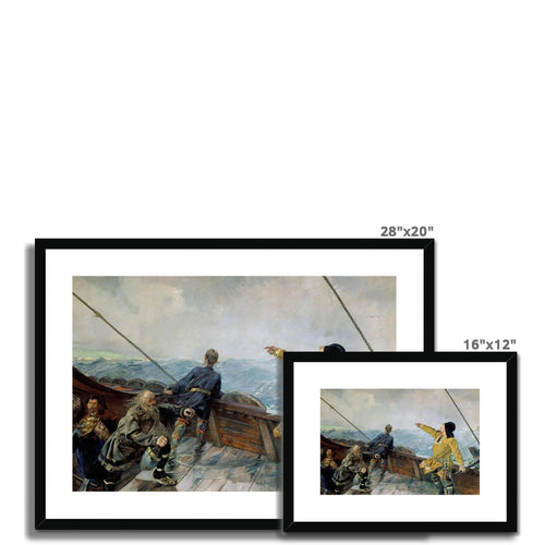 Leif Erikson discovering America | Christian Krohg | 1893