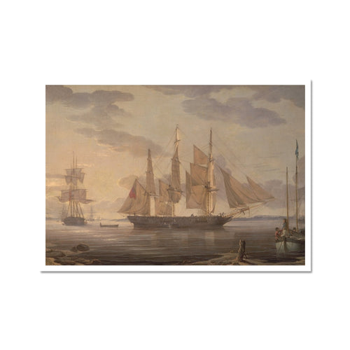Ships in Harbor | Robert Salmon | 1805