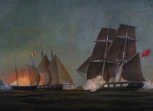The Battle Of The Nile (1798) | Thomas Buttersworth | 19th Century