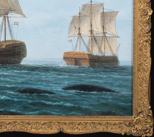 Dutch Ships Whaling Whale Hunting | 19th Century